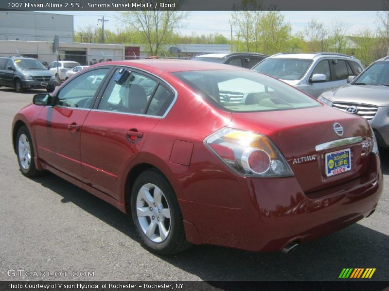 Sonoma Sunset Metallic / Blond 2007 Nissan Altima 2.5 SL