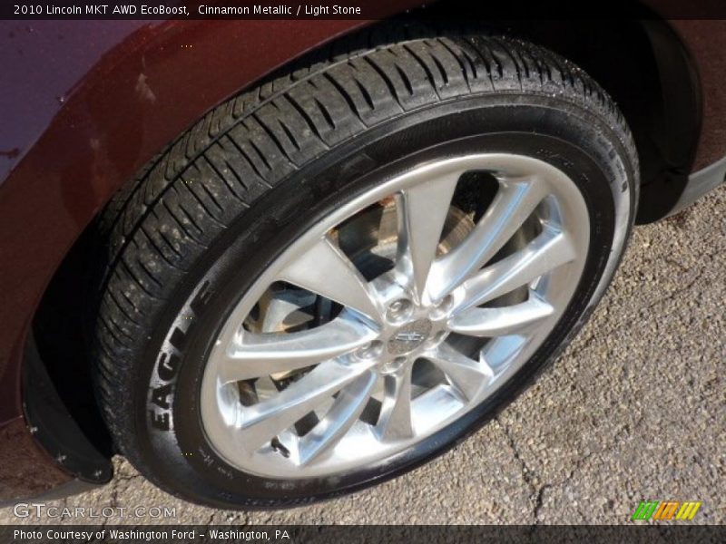 Cinnamon Metallic / Light Stone 2010 Lincoln MKT AWD EcoBoost