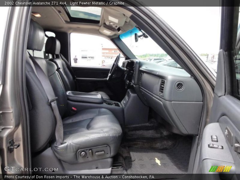 Light Pewter Metallic / Graphite 2002 Chevrolet Avalanche Z71 4x4