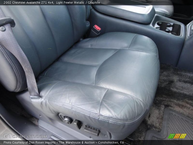Light Pewter Metallic / Graphite 2002 Chevrolet Avalanche Z71 4x4
