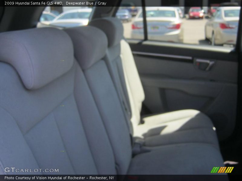 Deepwater Blue / Gray 2009 Hyundai Santa Fe GLS 4WD