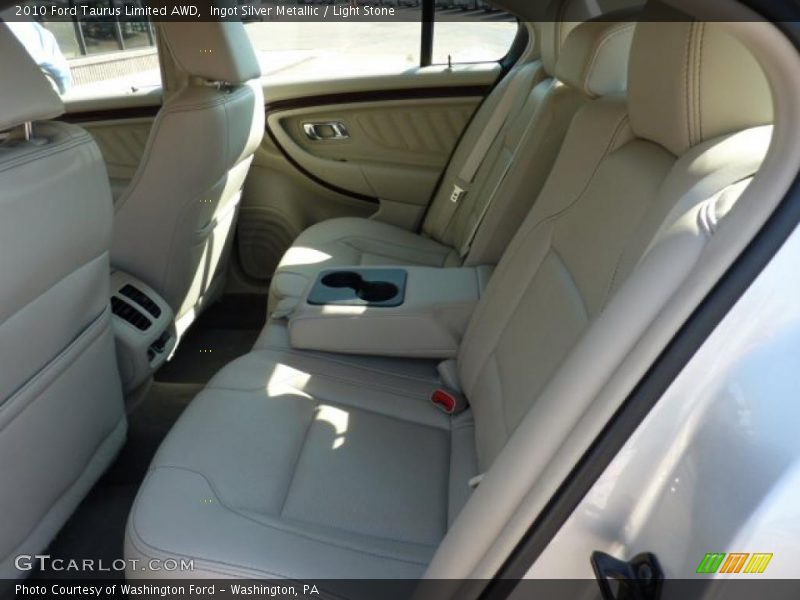 Ingot Silver Metallic / Light Stone 2010 Ford Taurus Limited AWD