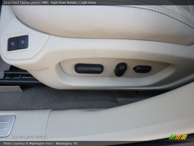 Ingot Silver Metallic / Light Stone 2010 Ford Taurus Limited AWD