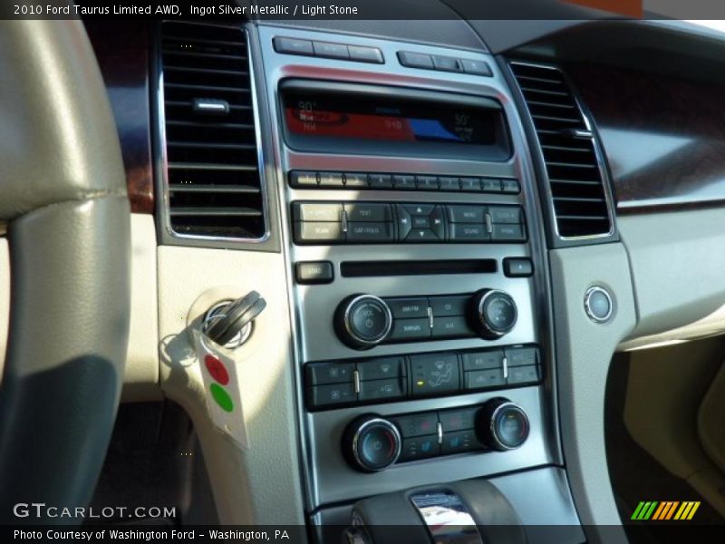 Ingot Silver Metallic / Light Stone 2010 Ford Taurus Limited AWD