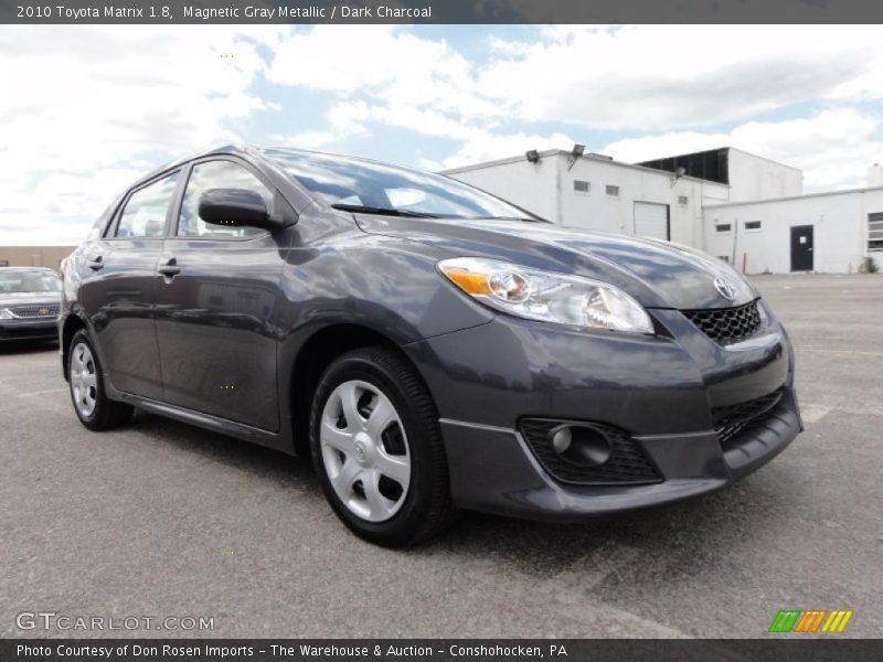 Magnetic Gray Metallic / Dark Charcoal 2010 Toyota Matrix 1.8
