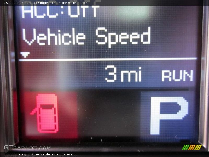 Stone White / Black 2011 Dodge Durango Citadel 4x4