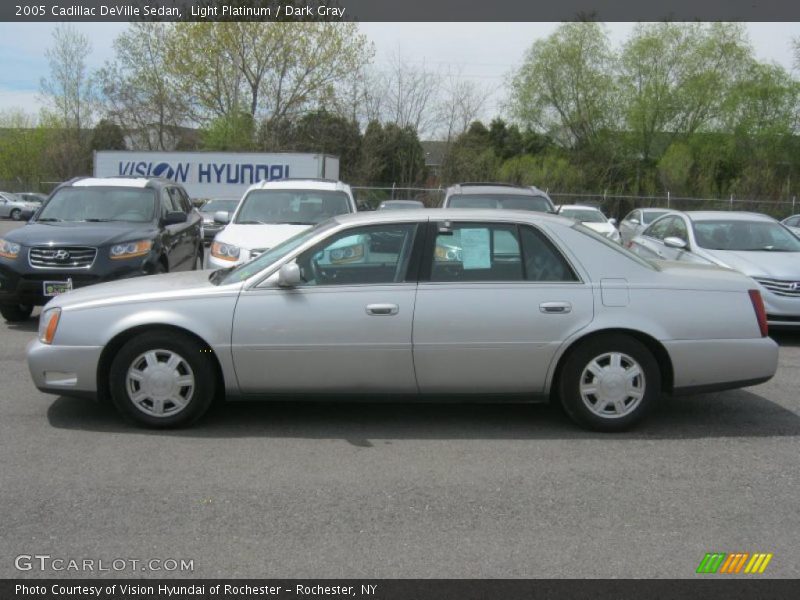 Light Platinum / Dark Gray 2005 Cadillac DeVille Sedan