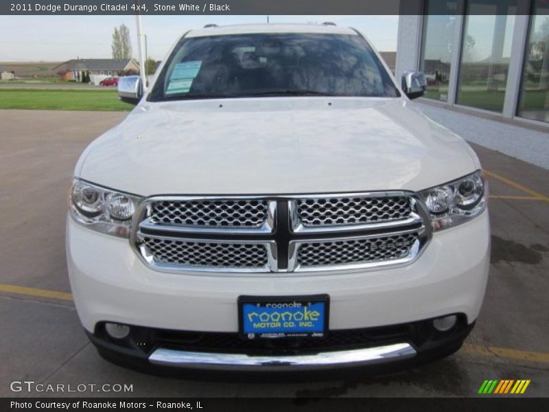 Stone White / Black 2011 Dodge Durango Citadel 4x4