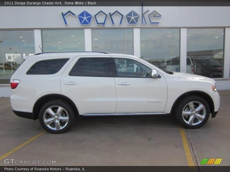 Stone White / Black 2011 Dodge Durango Citadel 4x4