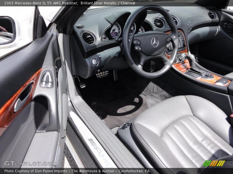  2003 SL 55 AMG Roadster Charcoal Interior