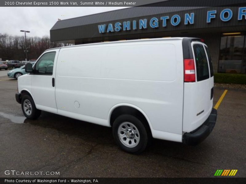 Summit White / Medium Pewter 2010 Chevrolet Express 1500 Work Van