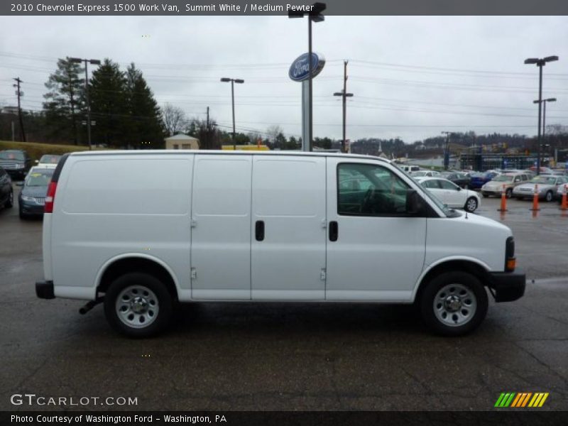 Summit White / Medium Pewter 2010 Chevrolet Express 1500 Work Van