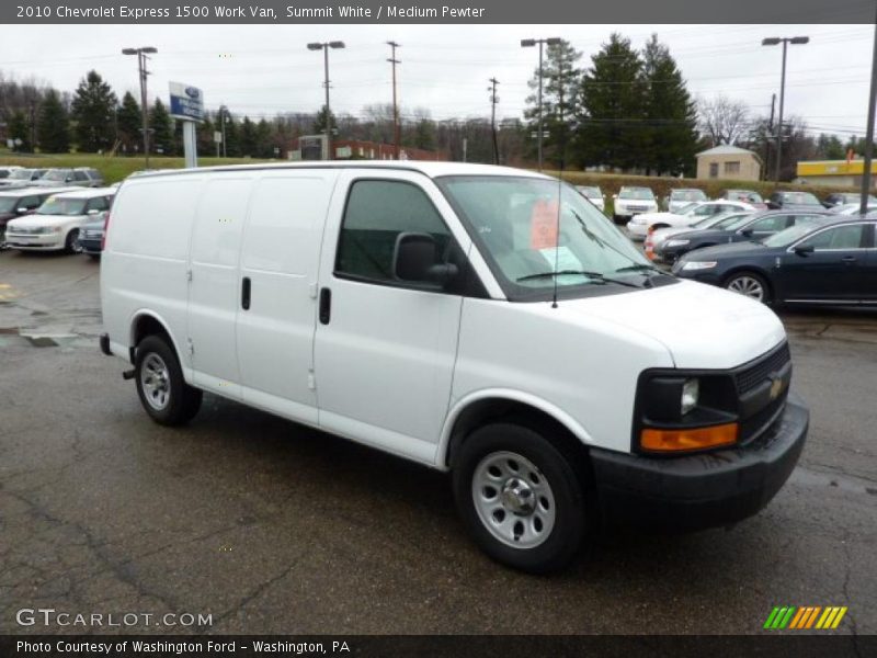 Summit White / Medium Pewter 2010 Chevrolet Express 1500 Work Van