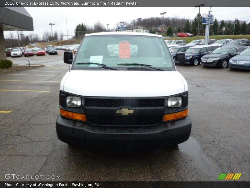 Summit White / Medium Pewter 2010 Chevrolet Express 1500 Work Van