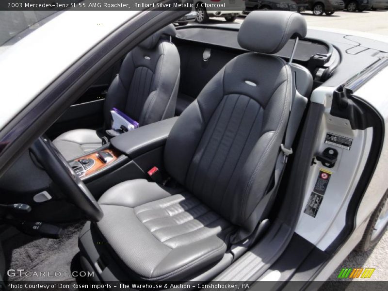  2003 SL 55 AMG Roadster Charcoal Interior