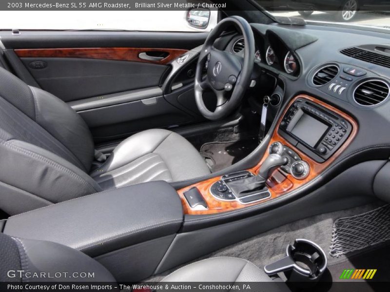  2003 SL 55 AMG Roadster Charcoal Interior