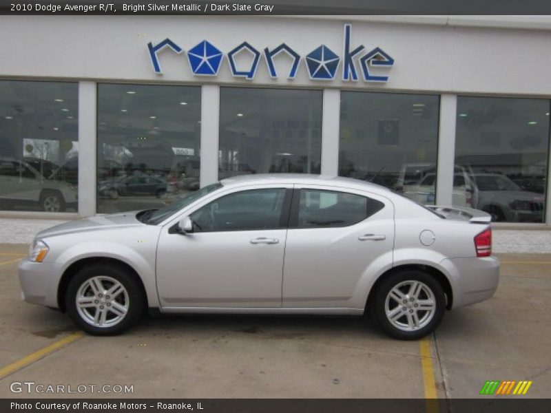 Bright Silver Metallic / Dark Slate Gray 2010 Dodge Avenger R/T