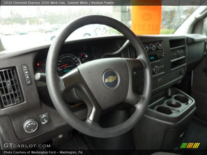 Summit White / Medium Pewter 2010 Chevrolet Express 1500 Work Van