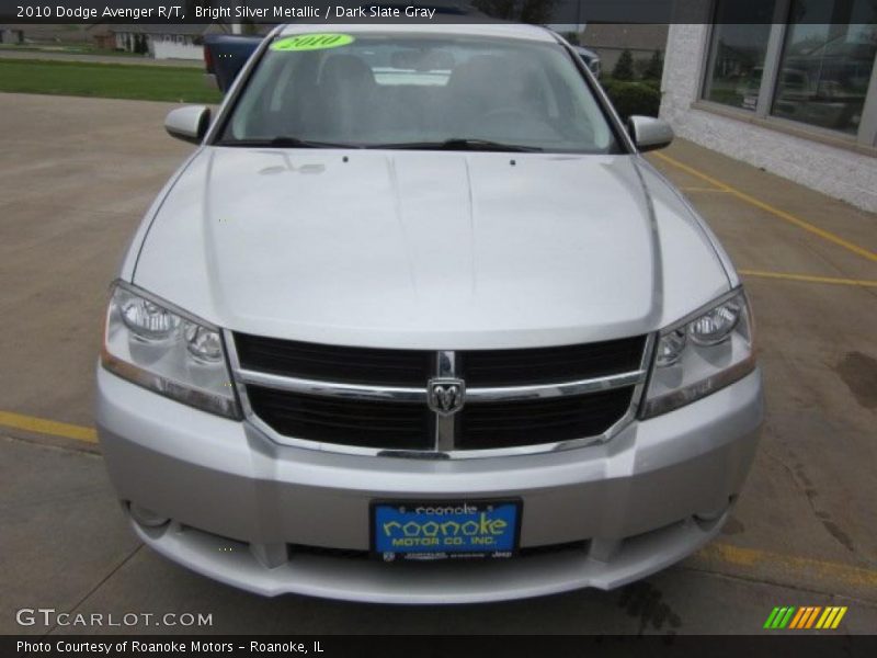 Bright Silver Metallic / Dark Slate Gray 2010 Dodge Avenger R/T