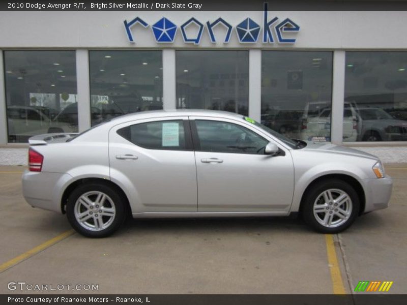Bright Silver Metallic / Dark Slate Gray 2010 Dodge Avenger R/T