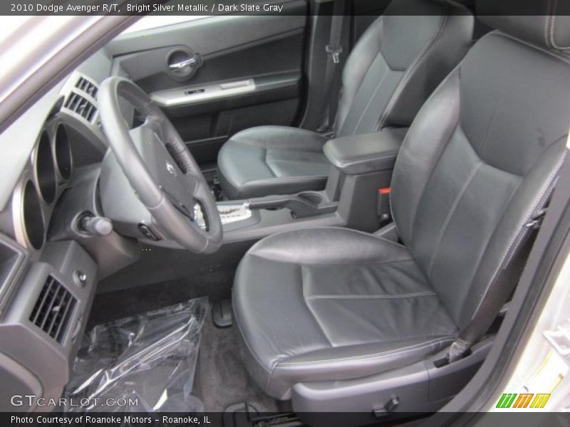 Bright Silver Metallic / Dark Slate Gray 2010 Dodge Avenger R/T