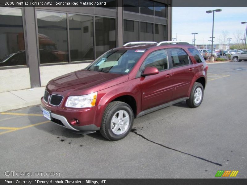 Sonoma Red Metallic / Sand 2008 Pontiac Torrent AWD