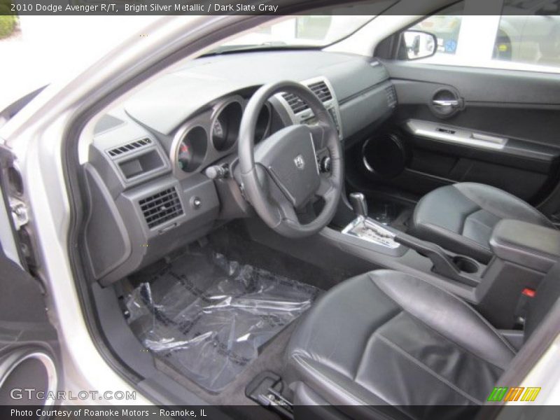 Bright Silver Metallic / Dark Slate Gray 2010 Dodge Avenger R/T