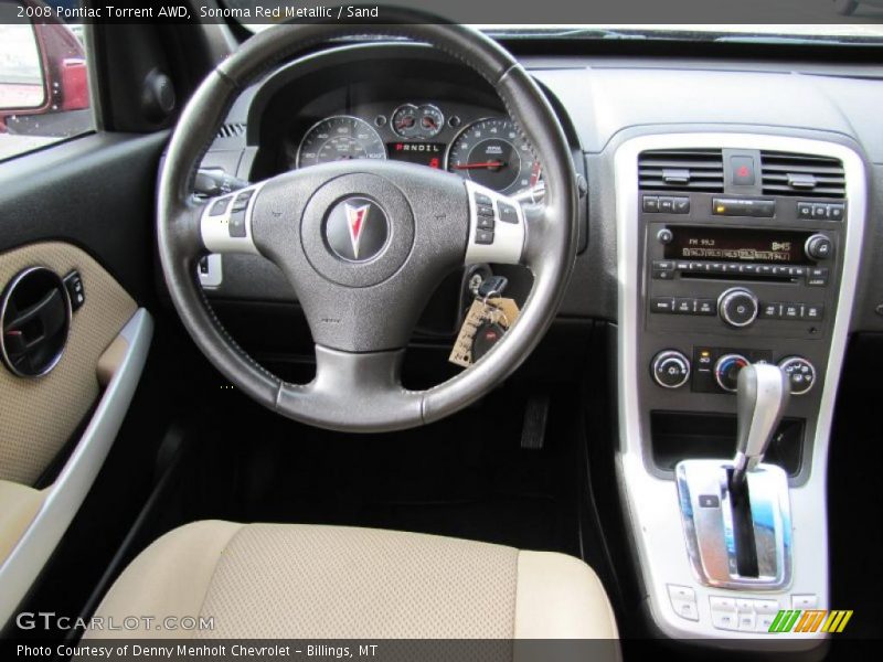 Sonoma Red Metallic / Sand 2008 Pontiac Torrent AWD