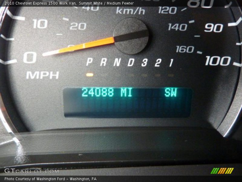 Summit White / Medium Pewter 2010 Chevrolet Express 1500 Work Van