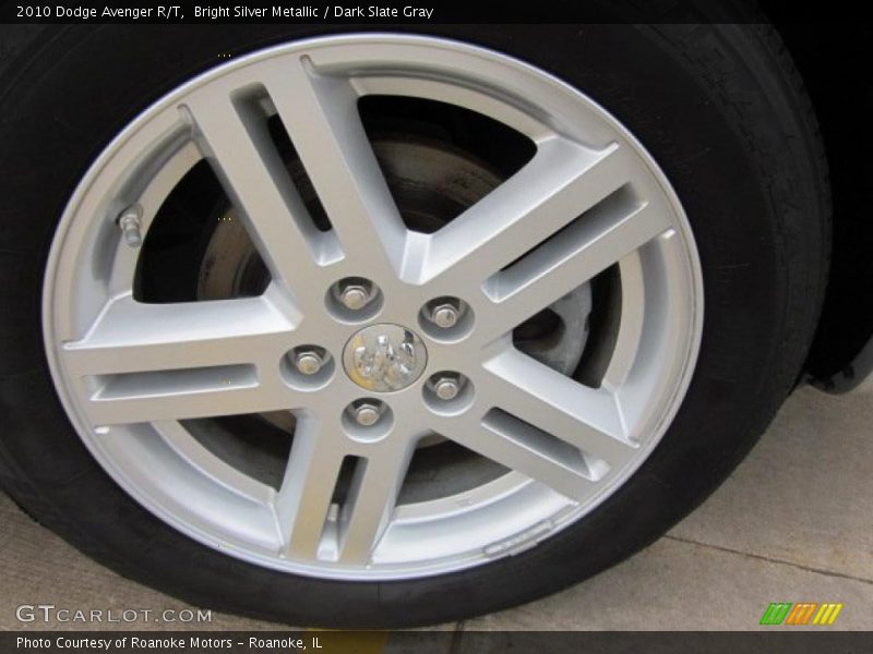 Bright Silver Metallic / Dark Slate Gray 2010 Dodge Avenger R/T