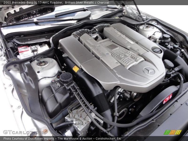  2003 SL 55 AMG Roadster Engine - 5.4 Liter AMG Supercharged SOHC 24-Valve V8