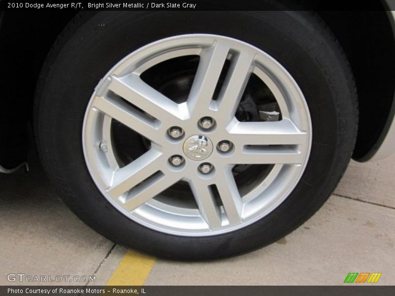 Bright Silver Metallic / Dark Slate Gray 2010 Dodge Avenger R/T