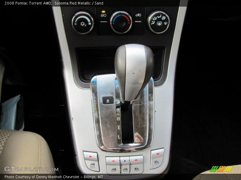 Sonoma Red Metallic / Sand 2008 Pontiac Torrent AWD