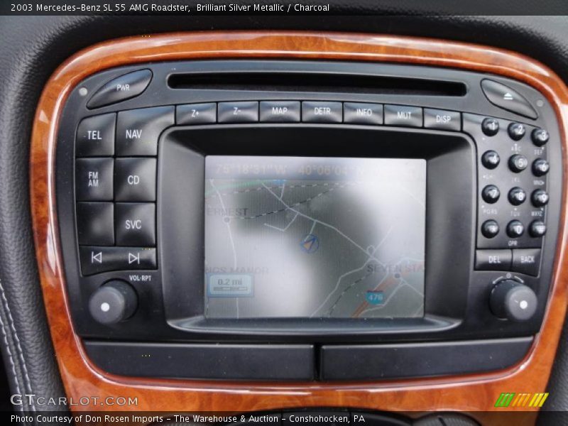 Navigation of 2003 SL 55 AMG Roadster