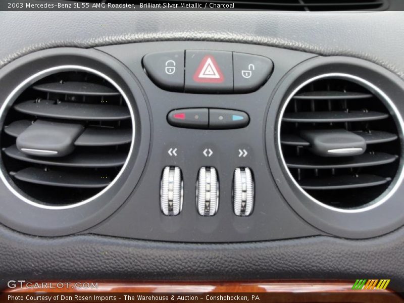 Controls of 2003 SL 55 AMG Roadster