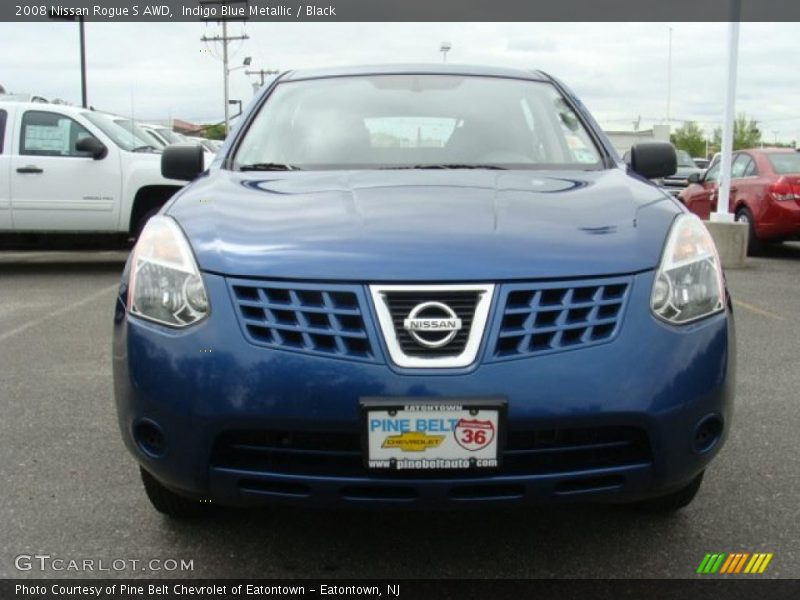 Indigo Blue Metallic / Black 2008 Nissan Rogue S AWD