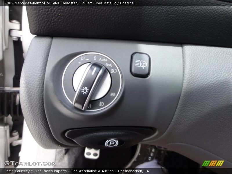 Controls of 2003 SL 55 AMG Roadster