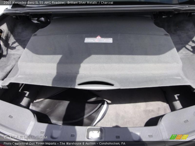  2003 SL 55 AMG Roadster Trunk