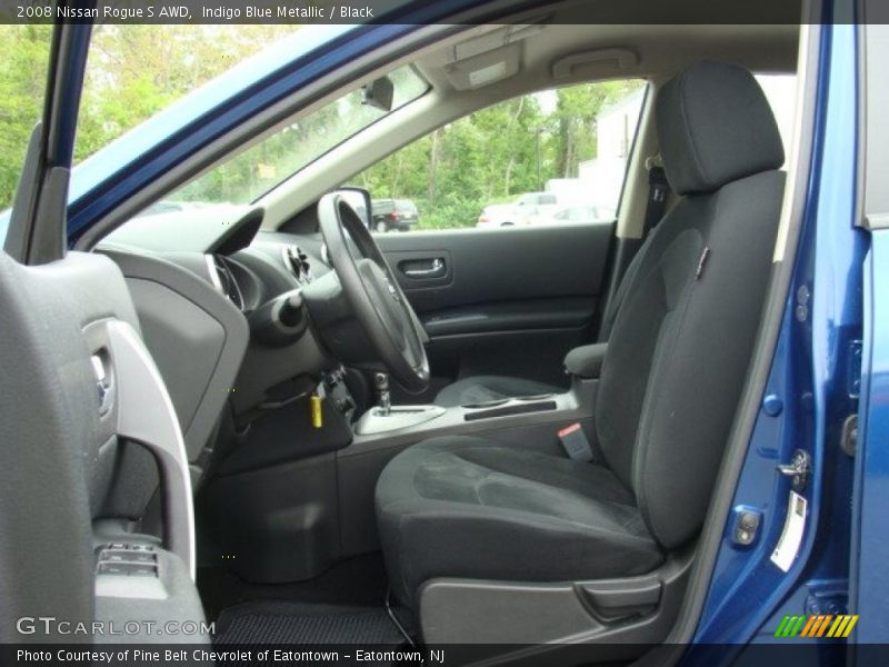 Indigo Blue Metallic / Black 2008 Nissan Rogue S AWD