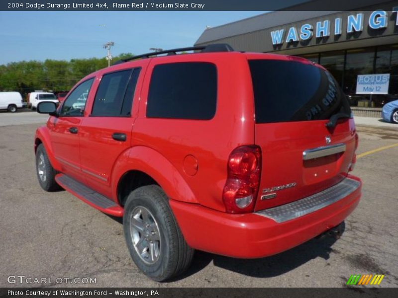Flame Red / Medium Slate Gray 2004 Dodge Durango Limited 4x4