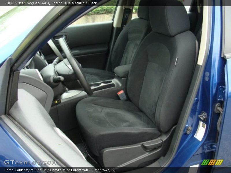 Indigo Blue Metallic / Black 2008 Nissan Rogue S AWD