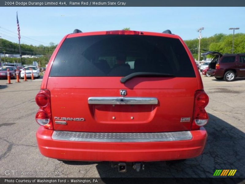 Flame Red / Medium Slate Gray 2004 Dodge Durango Limited 4x4