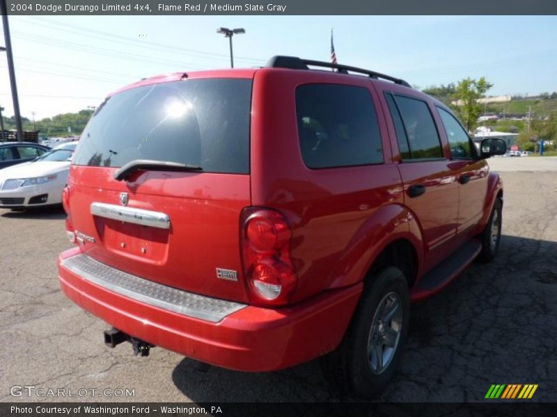 Flame Red / Medium Slate Gray 2004 Dodge Durango Limited 4x4