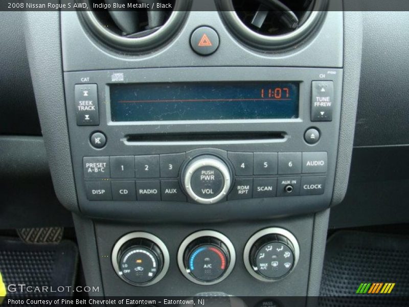 Indigo Blue Metallic / Black 2008 Nissan Rogue S AWD