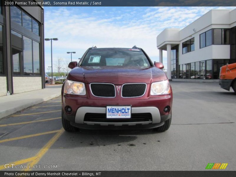 Sonoma Red Metallic / Sand 2008 Pontiac Torrent AWD