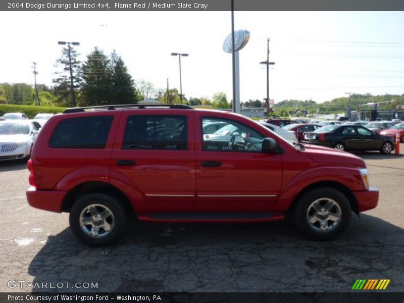 Flame Red / Medium Slate Gray 2004 Dodge Durango Limited 4x4