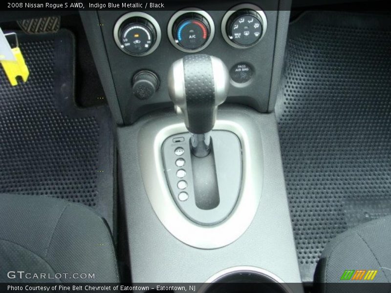 Indigo Blue Metallic / Black 2008 Nissan Rogue S AWD
