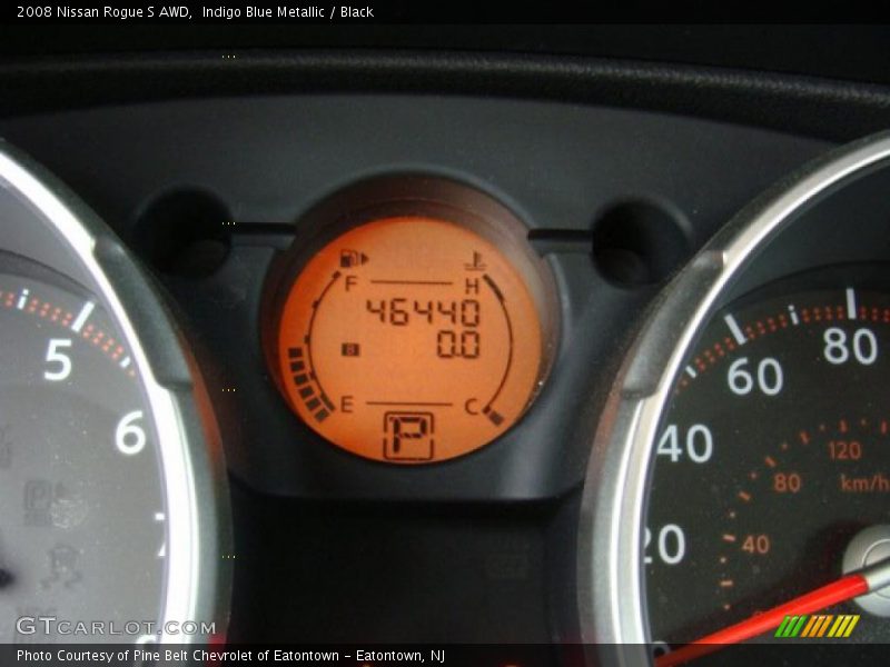 Indigo Blue Metallic / Black 2008 Nissan Rogue S AWD
