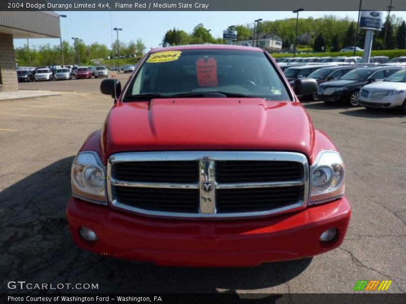 Flame Red / Medium Slate Gray 2004 Dodge Durango Limited 4x4