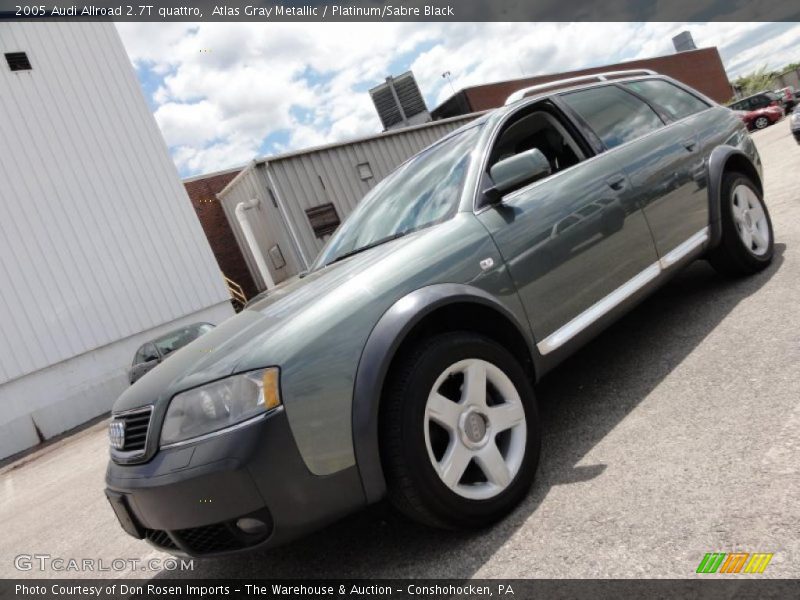 Atlas Gray Metallic / Platinum/Sabre Black 2005 Audi Allroad 2.7T quattro